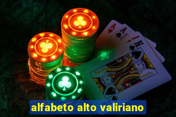 alfabeto alto valiriano